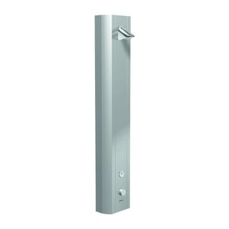 Schell Schell - Columna De Ducha Linus Dp-c-t Rociador De Ducha De Bajo Aerosol, Td-sws Aluminio Anodizado