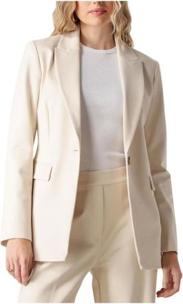 Beaumont Amsterdam Jassen, Dames, Beige, S, Tatum Blazer in Beige