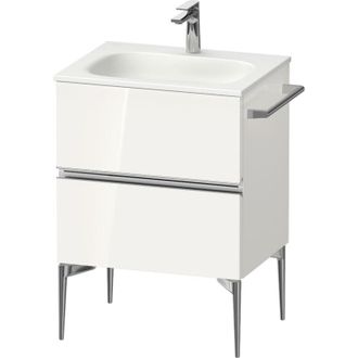 Duravit Duravit - Sivida Mueble Bajo Lavabo, 2 Cajones, Tirador Cromado
