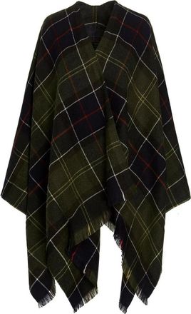 Barbour Tartan Oversize Wrap Cape - Dames - Ponchos - Veelkleurig - ONE Size - Jassen