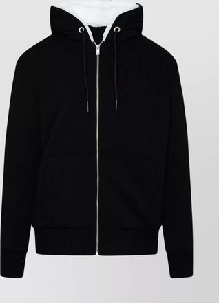 Moose Knuckles cotton blend padded hooded zip sweatshirt