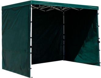 Regalos Miguel Regalos Miguel - Packs Laterales Carpas Plegables - Pack 3 Laterales Lisos Para Carpas 3x3 Master - Verde