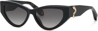 Roberto Cavalli SRC184 0700 Mens Sunglasses Black Size 55