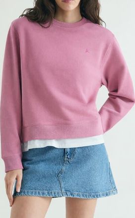 Scalpers Basic Skull Sweatshirt in Bouganville at Nordstrom, Size X-Small Eu