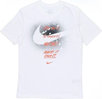 Nike M Nk Graphic Ss Tee Large Alphabet Printing Sports Short Sleeve White DJ5218-100