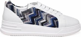 Missoni Alex Sneakers Fabric/Suede - White