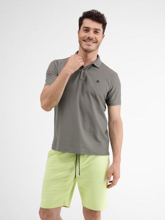 Lerros Poloshirt LERROS Poloshirt mit COOL & DRY Funktion in Piqu&eacute;-Qualit&auml;t, Herren, Gr. XXL, basalt grau, 60% Baumwolle, 40% Polyester, ohne Ausschnitt, Shi