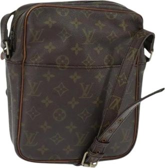 Louis Vuitton Pre-owned Cross Body Bags, female, Brown, Size: ONE SIZE Pre-owned Vintage Canvas Cross Body Bag