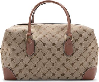 Mango Logo Jacquard Bowling Bag in Leather at Nordstrom