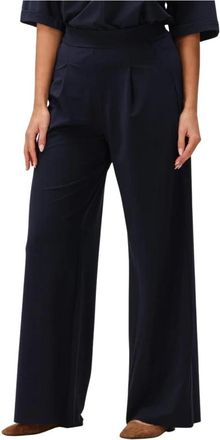 JapanTKY Japan Tky, Broeken, Dames, Blauw, S, Kona Long Wijde broek