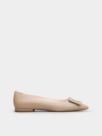 Roger Vivier Gommettine Ballerinas in leather
