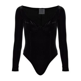 VETEMENTS Dames, Tops, Zwart, Maat: M Poliester