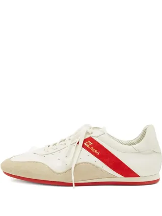 Christian Louboutin My K leather sneakers - White