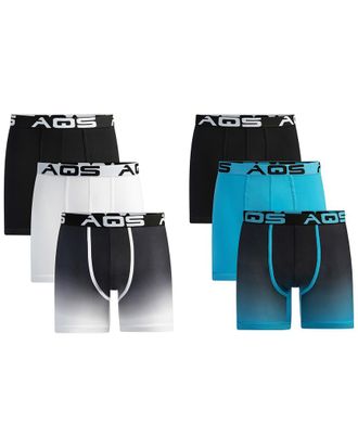 AQS Dnu Aqs Pack Of 6 Ombre Boxer Briefs