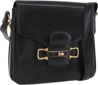 Celine Pre-owned Vintage Schoudertas - Dames - Vintage Schoudertas - Zwart - ONE Size - Leer - Vintage