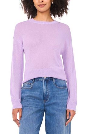 Vince Camuto Crewneck Sweater in Mystic Purple at Nordstrom, Size X-Large