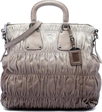 Prada Pre-owned Prada Nappa Gaufre Ombre Satchel Ladies PSSCF906QHRC9V54