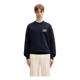 Dr&ocirc;le de Monsieur Hoodies & sweatvesten, Heren, Blauw, M, Sweatshirts