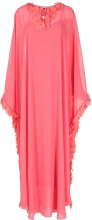 Baruni wide long-sleeved dress - women - Polyester/Rayon - One Size - Pink