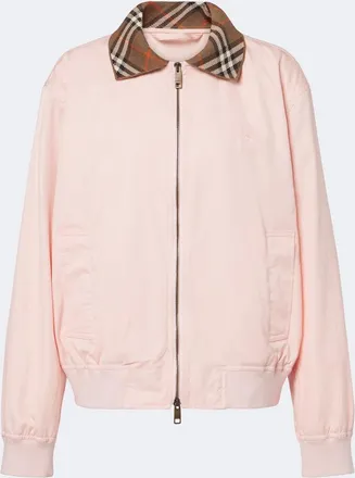 Burberry Burberry Check cotton blouson jacket