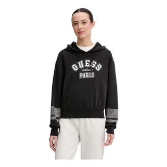 Guess Berthe Hoodie - Dames - Hoodies - Zwart - M - Hoodies & sweatvesten
