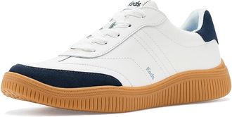 Keds Contest Lace Up Womens Shoes White/Navy Leather/Suede : 8.5 B - Medium