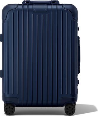 Rimowa Original Cabin Suitcase in Ink Blue - Aluminium - 55x40x23