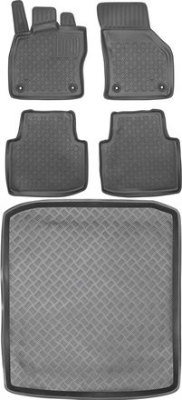 OEM Juego De Alfombrillas Para Coche Y Maletero Para Skoda Superb Iii Sed&aacute;n (a Partir De 2015)
