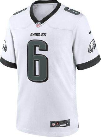 Nike DeVonta Smith Philadelphia Eagles Nike Mens NFL Game Jersey in White | 67NM0AAM86F-00S