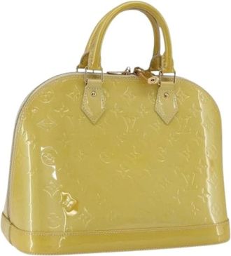 Louis Vuitton Pre-owned Handbags, female, Yellow, Size: ONE SIZE Pre-owned Leather Handbag