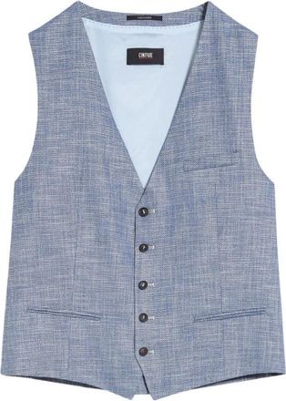Cinque Stijlvolle Civitra - Heren - Gillet - Blauw - L - Polyester - Kostuums