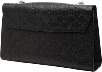 Gucci Pre-owned Emily Schoudertas - unisex - Vintage Schoudertas - Zwart - ONE Size - Leer - Vintage