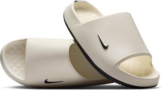 Nike Mens Calm (Las Vegas Raiders) NFL Slides in White | IM7333-100