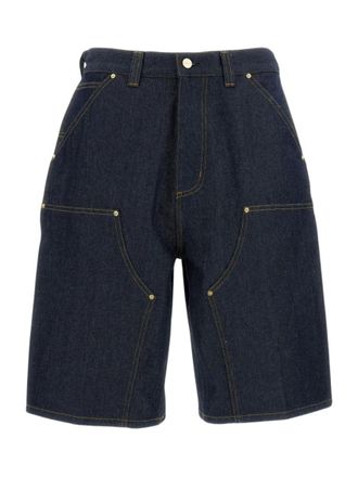 Carhartt Work in Progress Navy Blue Bermuda Shorts