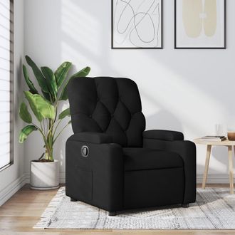 vidaXL Vidaxl - Sill&oacute;n Reclinable De Tela Negro