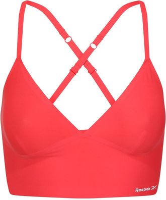Reebok Womens Bonded Sports Bralet Cherry S