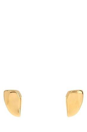 Bottega Veneta Golden Prisma Stud Earrings