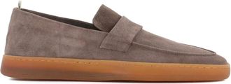 Officine Creative Su&egrave;de loafers - Bruin