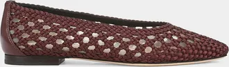 Veronica Beard Cienna Satin Ballet Flats