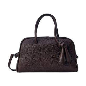 Jacquemus Tassen, Dames, Bruin, ONE Size, Leer, Le Petit Turismo Handtas