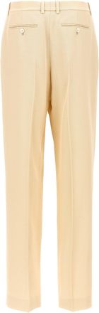 Tom Ford Womens Beige Silk Dress Pants