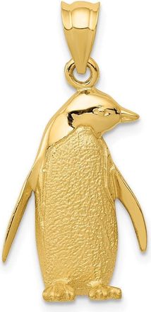 Diamond2Deal 14k Yellow Gold Penguin Charm