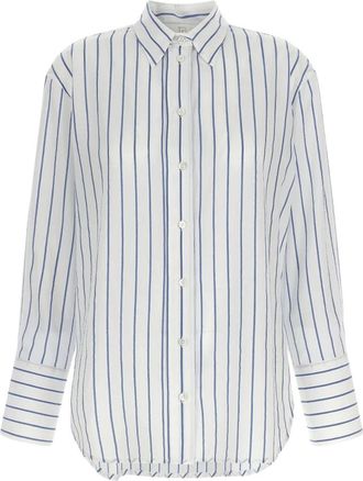 Tela Dayane Shirt - Dames - Overhemden - Blauw - XS - Katoen - Overhemden