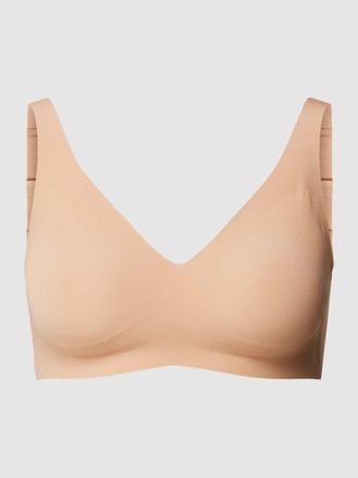 sloggi Bralette mit Hakenverschluss Modell ZERO FEEL 2.0 in Beige, Größe XL+