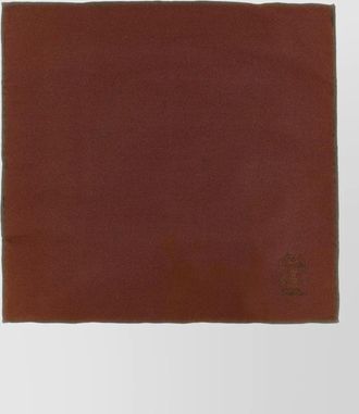 Brunello Cucinelli silk double-sided pocket square
