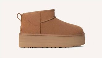 UGG Womens Classic Mini Platform In Chesnut