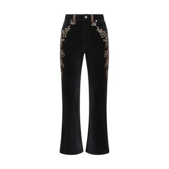 Maliparmi Pantaloni Velvet Lux - - Jeans - Donna - Nero - M