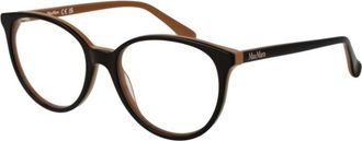 Max Mara Bruine Unisex Optische Monturen - unisex - Brillen - Bruin - ONE Size - Accessoires
