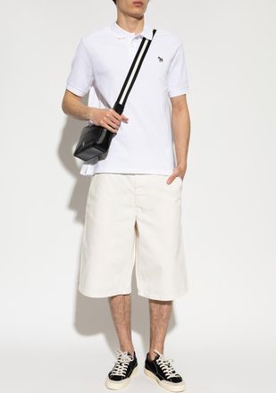 Paul Smith Polo With Patch, Mens, White