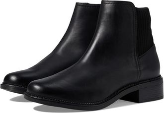 Clarks Maye Palm 26174354 Boots Womens Black Leather Side Zip Ankle RHS5712